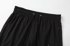 AMIRI Pool Cue Straight-Leg Mid-Length Logo-Print Swim Shorts